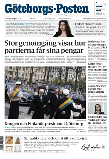 Göteborgs-Posten - 25 Apr 2024