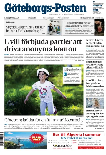 Göteborgs-Posten - 18 May 2024