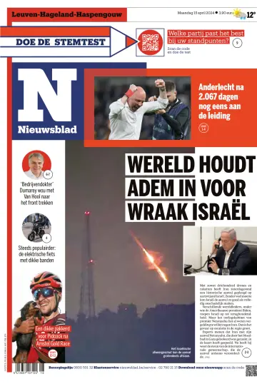 Het Nieuwsblad - 15 апр. 2024