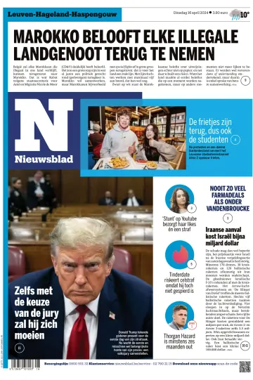Het Nieuwsblad - 16 апр. 2024