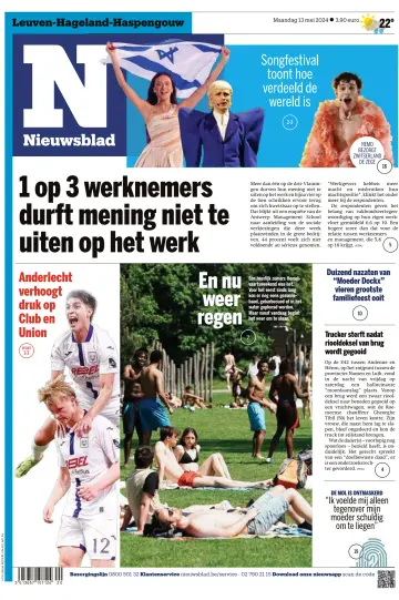 Het Nieuwsblad - 13 5월 2024