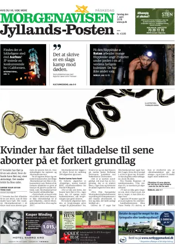 Jyllands-Posten Søndag - 1 Apr 2018