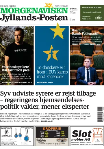 Jyllands-Posten Søndag - 21 Nov 2021