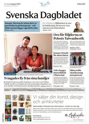 Svenska Dagbladet - 04 авг. 2022