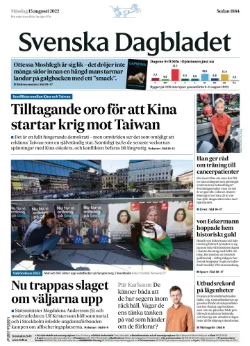 Svenska Dagbladet - 15 авг. 2022