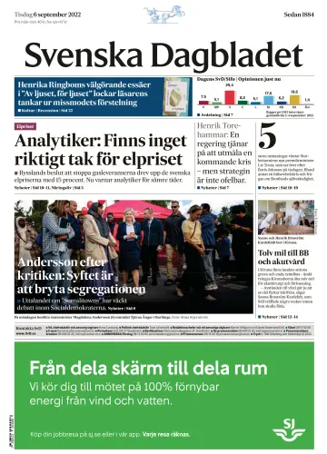 Svenska Dagbladet - 06 сен. 2022