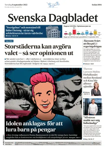 Svenska Dagbladet - 8 MFómh 2022