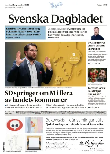 Svenska Dagbladet - 14 сен. 2022