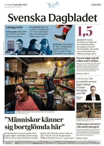 Svenska Dagbladet - 17 MFómh 2022