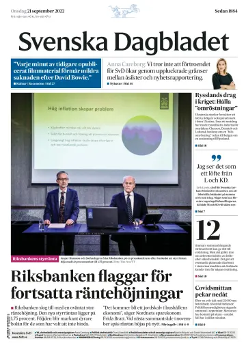 Svenska Dagbladet - 21 set 2022