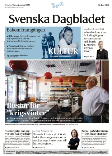 Svenska Dagbladet - 25 MFómh 2022