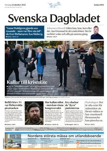 Svenska Dagbladet - 12 ott 2022