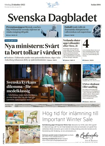Svenska Dagbladet - 23 ott 2022