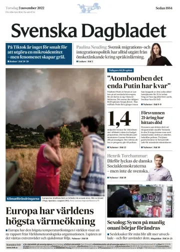 Svenska Dagbladet - 03 ноя. 2022