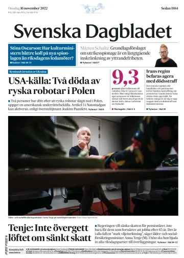 Svenska Dagbladet - 16 ноя. 2022