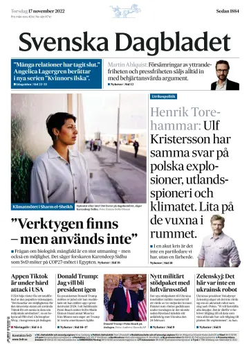 Svenska Dagbladet - 17 nov 2022
