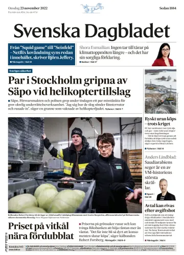 Svenska Dagbladet - 23 ноя. 2022