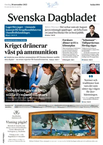Svenska Dagbladet - 30 ноя. 2022