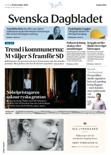 Svenska Dagbladet - 10 Rhag 2022