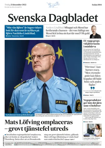 Svenska Dagbladet - 13 Rhag 2022