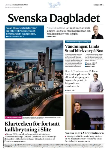 Svenska Dagbladet - 14 Rhag 2022