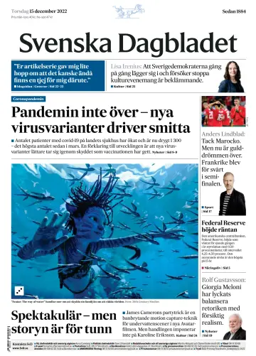 Svenska Dagbladet - 15 дек. 2022