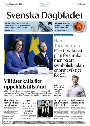 Svenska Dagbladet - 16 Rhag 2022