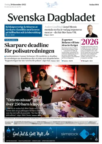 Svenska Dagbladet - 20 дек. 2022