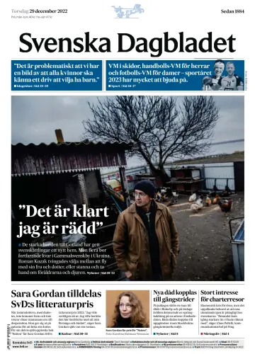 Svenska Dagbladet - 29 dic 2022