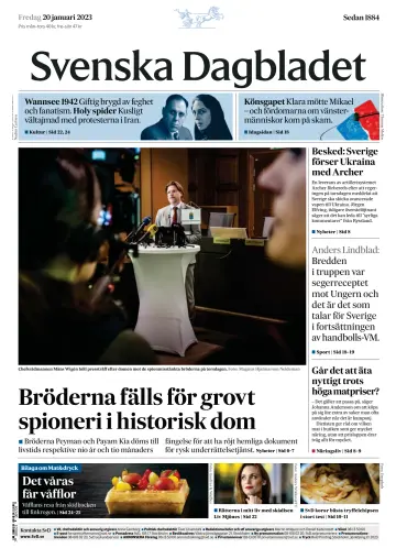 Svenska Dagbladet - 20 Ean 2023