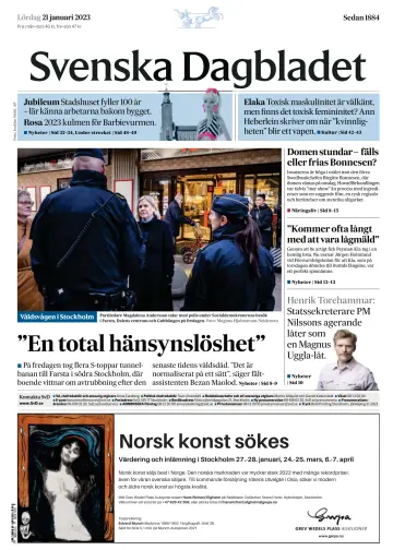 Svenska Dagbladet - 21 Ion 2023