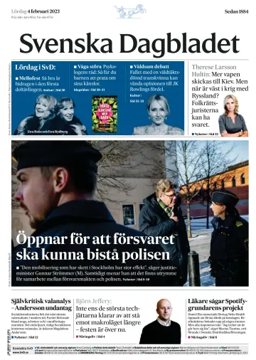 Svenska Dagbladet - 4 Feabh 2023