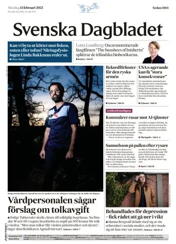 Svenska Dagbladet - 13 Feabh 2023