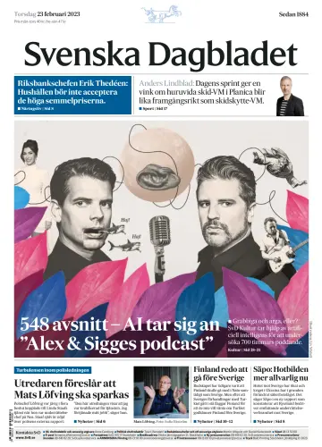 Svenska Dagbladet - 23 Feabh 2023