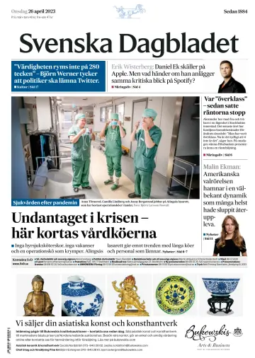 Svenska Dagbladet - 26 Ebri 2023