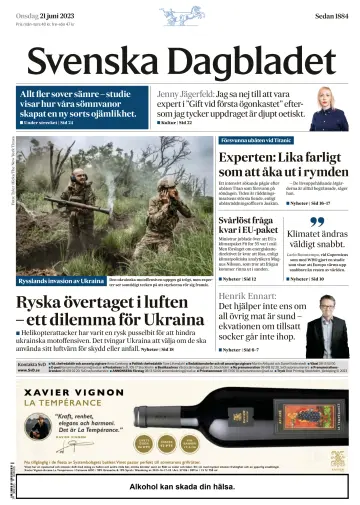Svenska Dagbladet - 21 Meith 2023