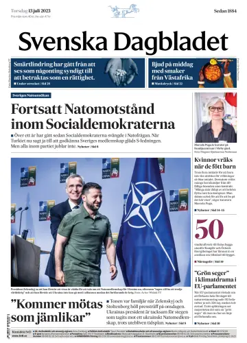Svenska Dagbladet - 13 июл. 2023