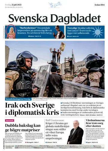 Svenska Dagbladet - 21 июл. 2023