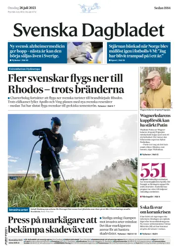 Svenska Dagbladet - 26 lug 2023