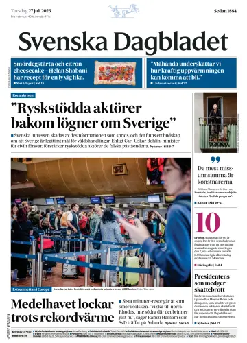 Svenska Dagbladet - 27 Iúil 2023