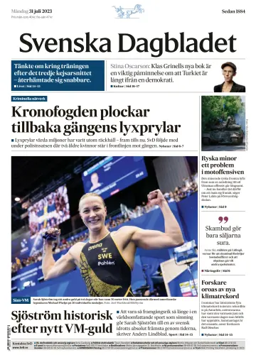 Svenska Dagbladet - 31 Gorff 2023