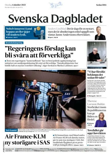 Svenska Dagbladet - 4 DFómh 2023