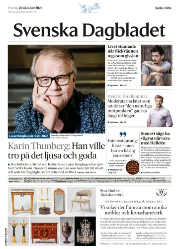 Svenska Dagbladet - 20 окт. 2023