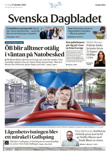 Svenska Dagbladet - 27 ott 2023