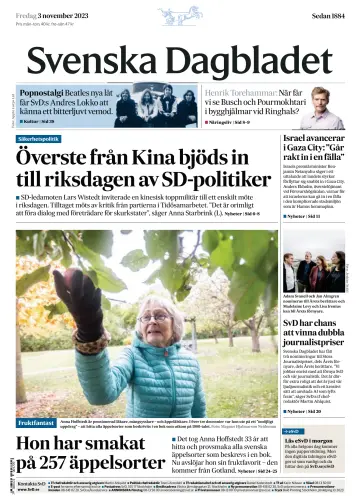 Svenska Dagbladet - 03 ноя. 2023