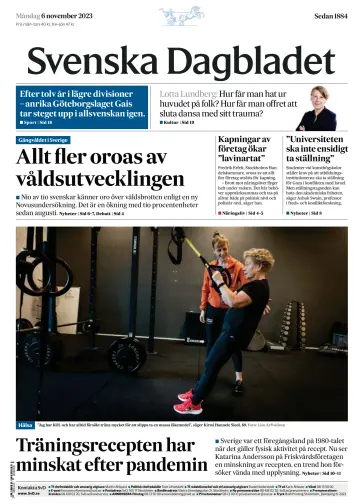 Svenska Dagbladet - 06 ноя. 2023