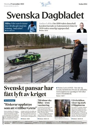 Svenska Dagbladet - 27 ноя. 2023
