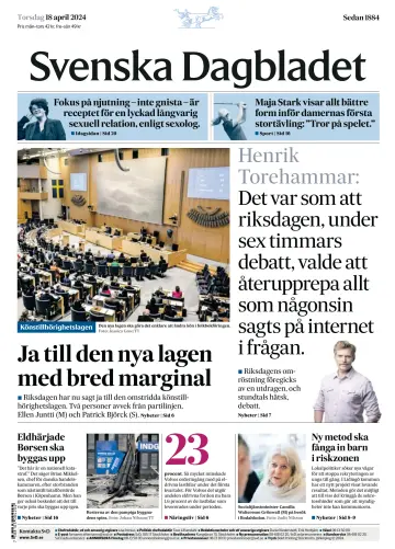 Svenska Dagbladet - 18 4월 2024