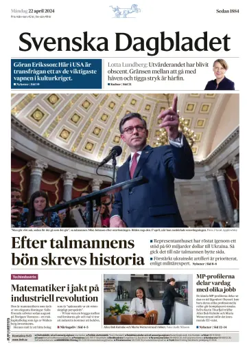 Svenska Dagbladet - 22 Apr. 2024