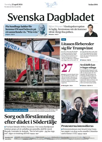 Svenska Dagbladet - 25 四月 2024